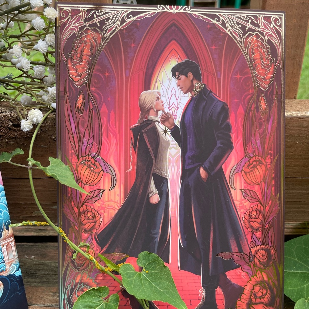 The Dagger and The Flame Foiled Art Print